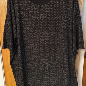 Lularoe Irma black and gold top